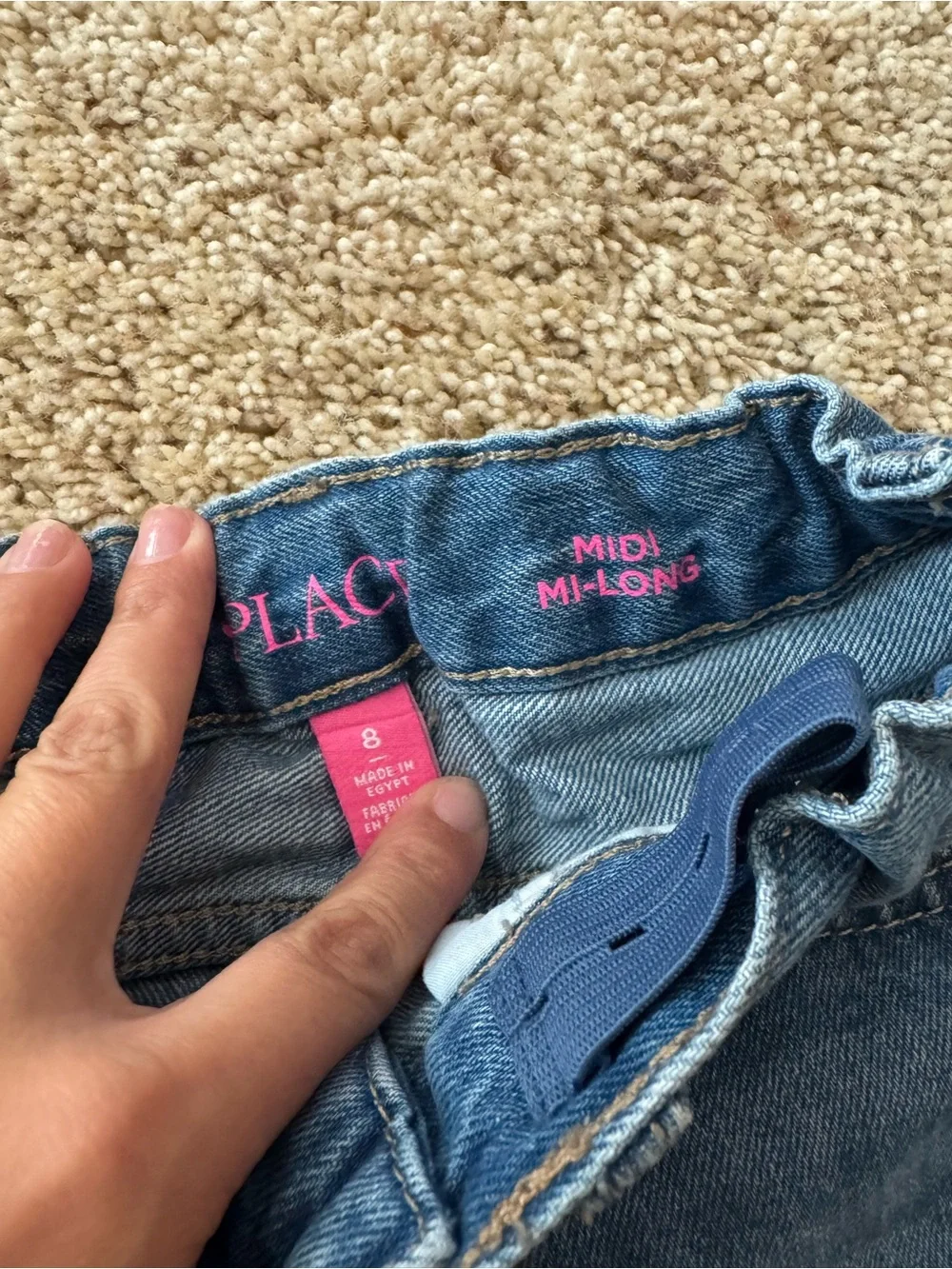 Girls denim short 💙